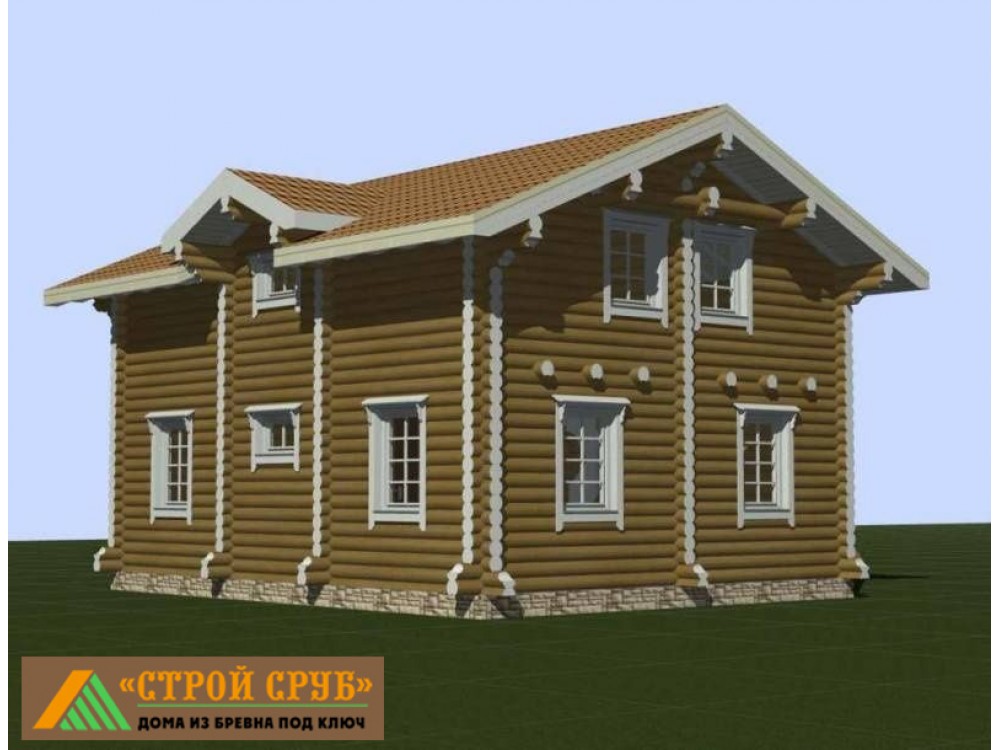 Дом из бревна 4908