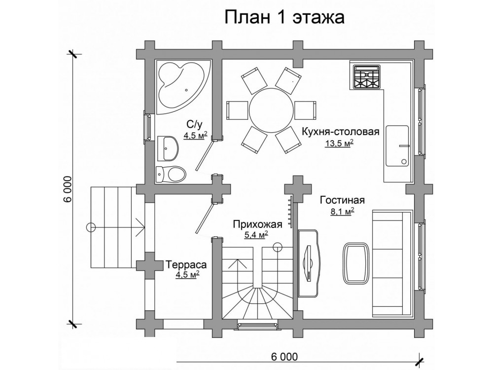 Дом из бревна 4837