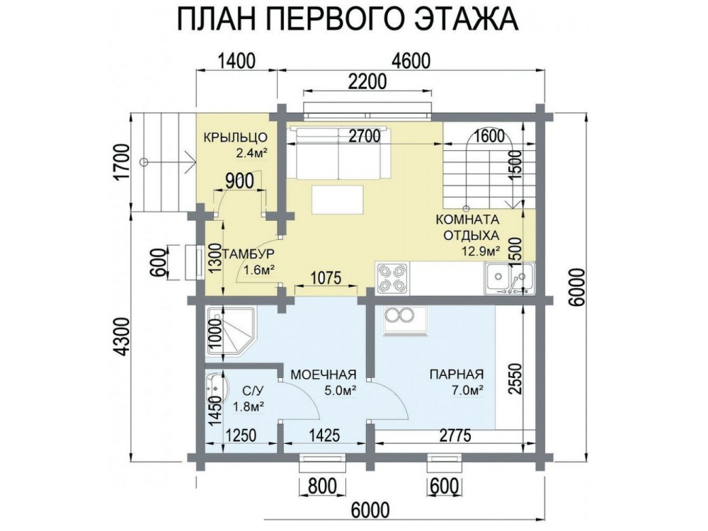 Дом из бревна 4843