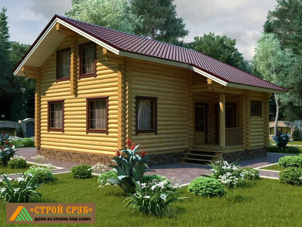 Дом из бревна 4990