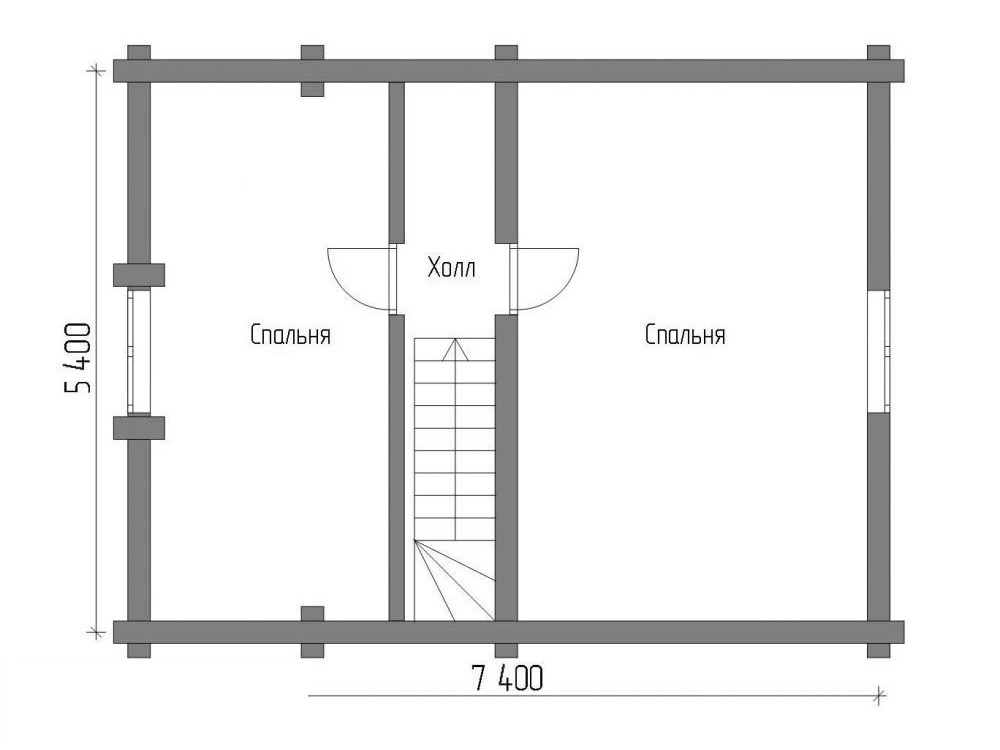 Дом из бревна 4859
