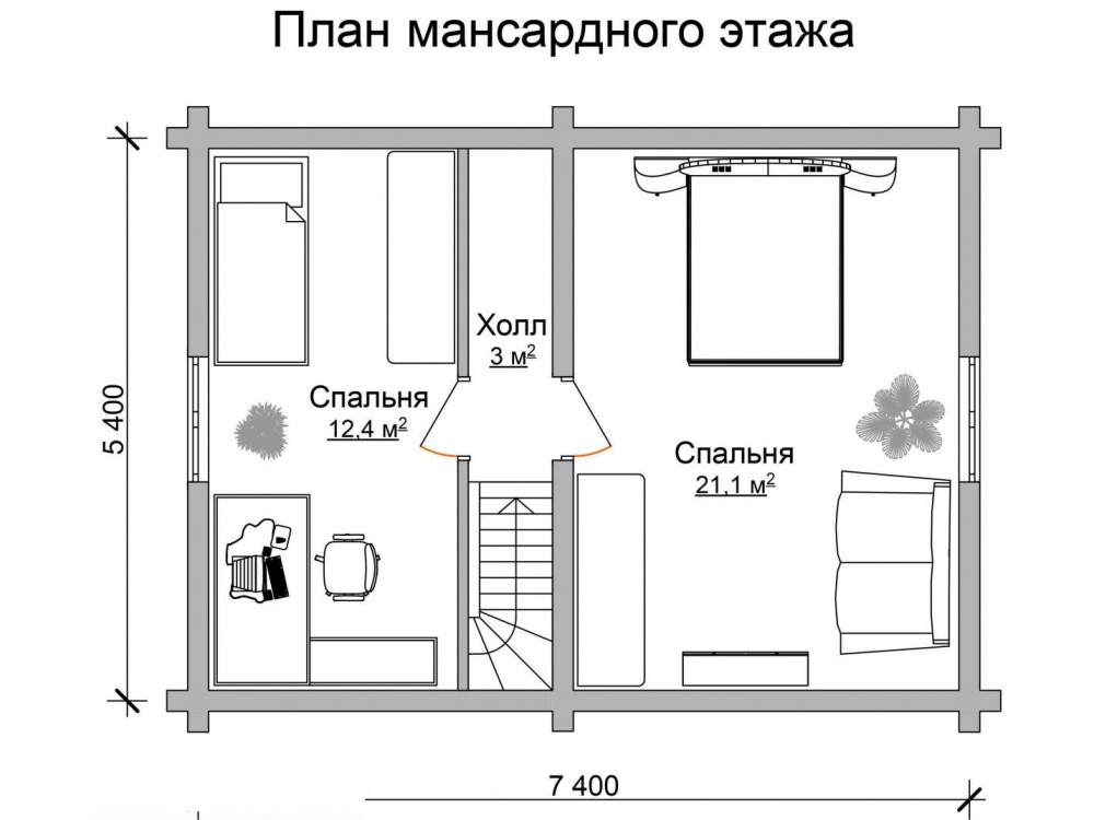 Дом из бревна 4828