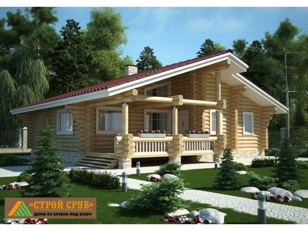 Дом из бревна 4965