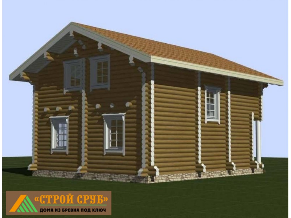 Дом из бревна 4908