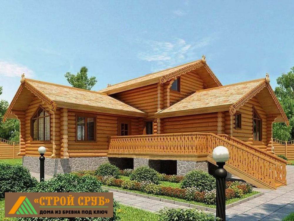 Дом из бревна 4966