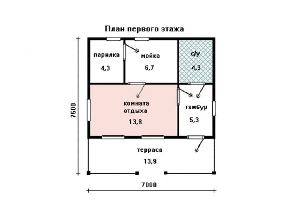 Дом из бревна 4888