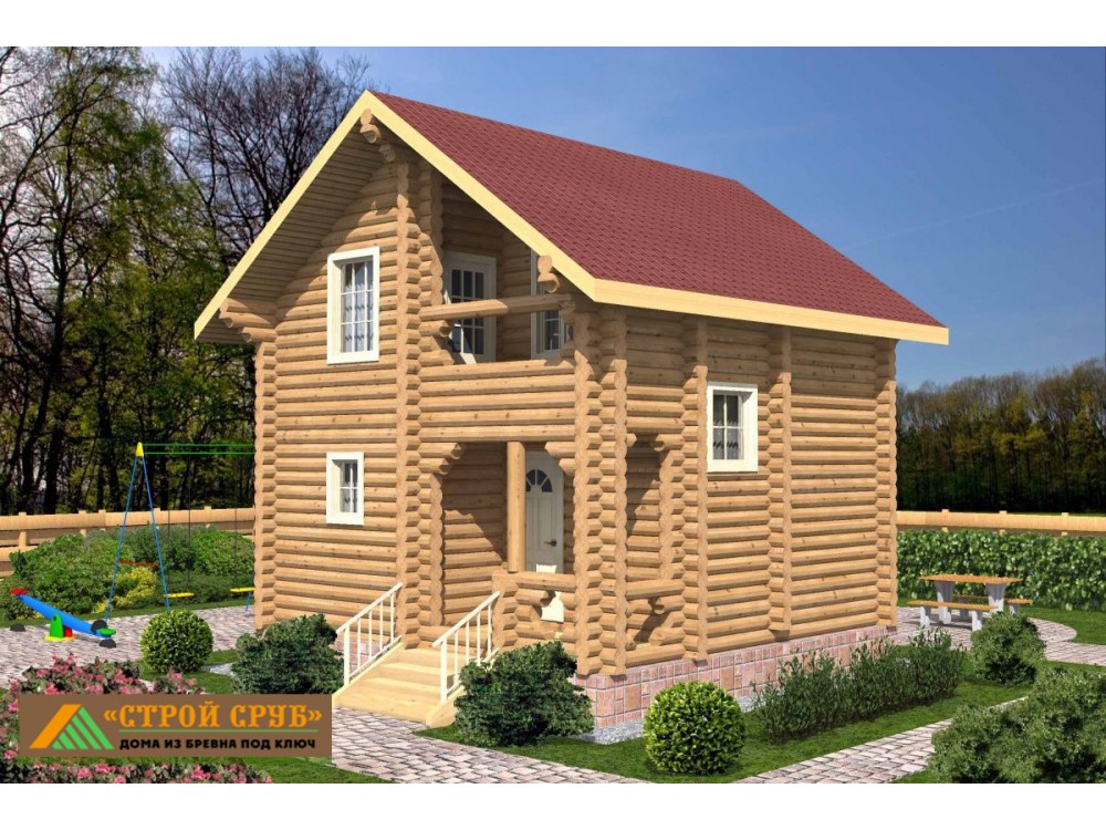 Дом из бревна 4837