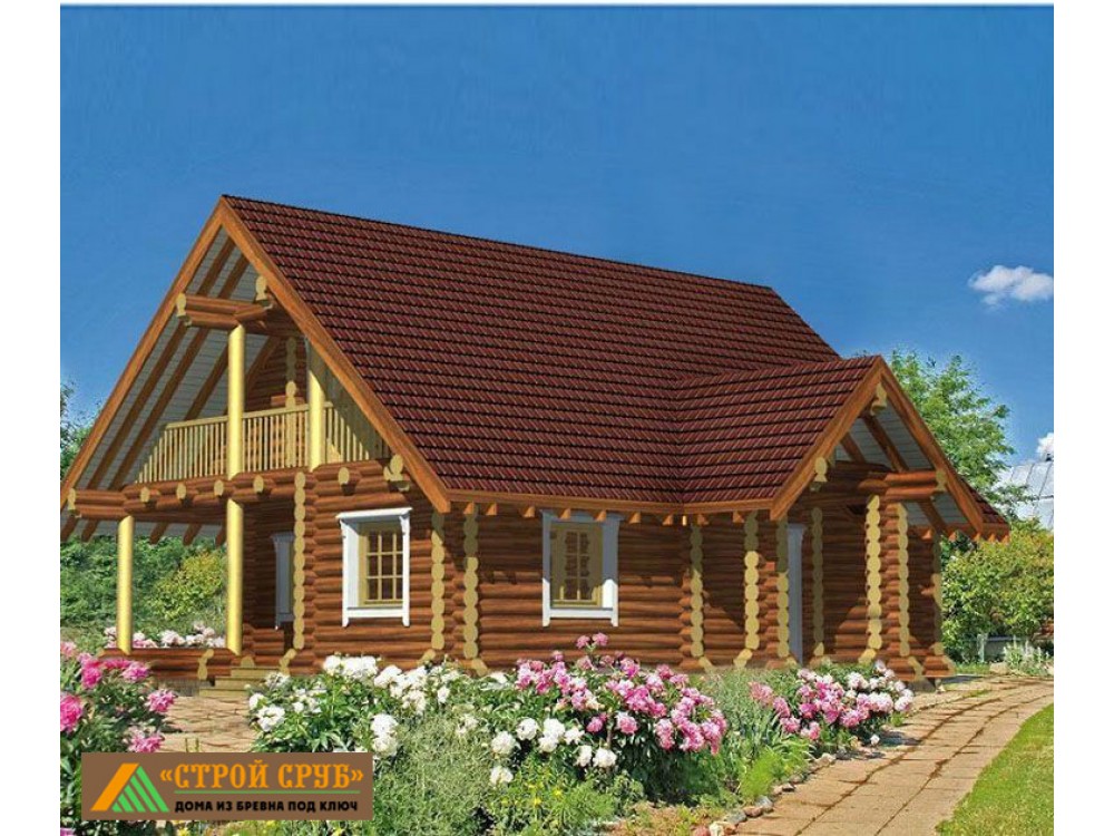 Дом из бревна 5014