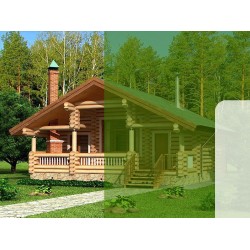 Дом из бревна 4988