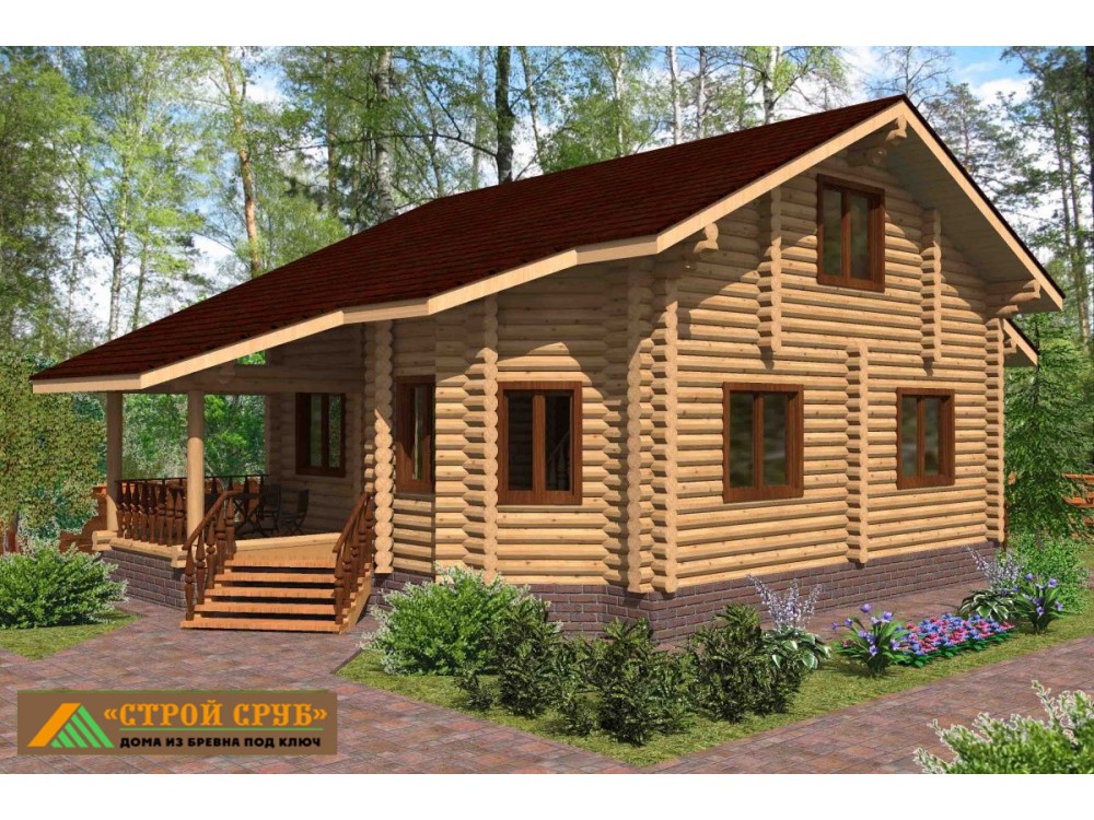 Дом из бревна 4994