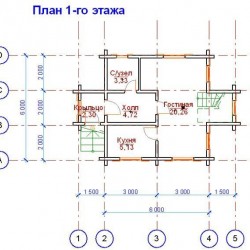 Дом из бревна 4840