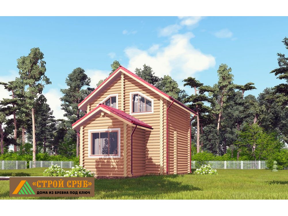 Дом из бревна 4856