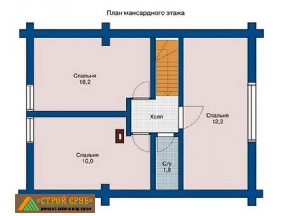 Дом из бревна 4854