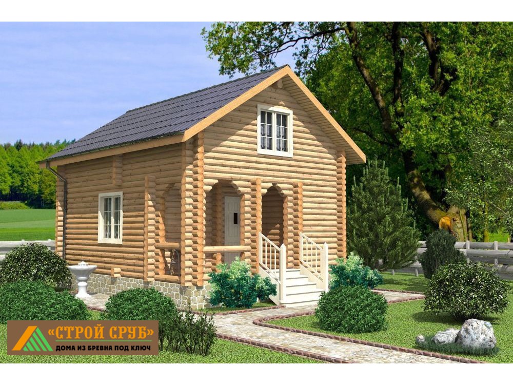 Дом из бревна 4859