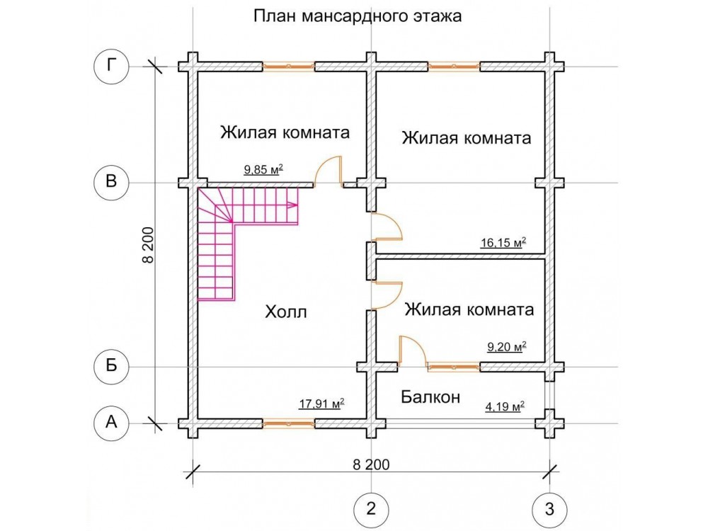 Дом из бревна 4897