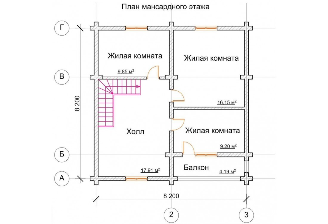 Дом из бревна 4897