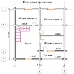 Дом из бревна 4897