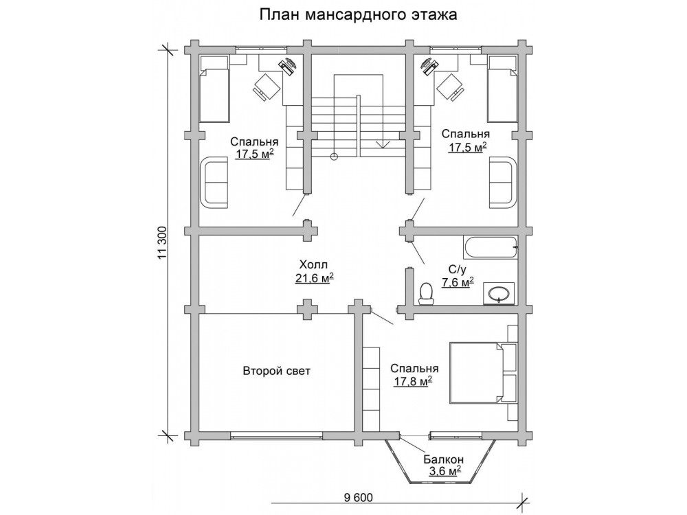 Дом из бревна 4963