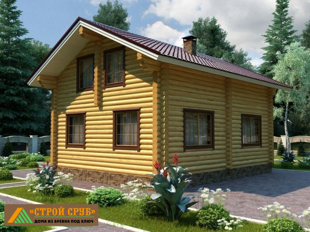 Дом из бревна 4990