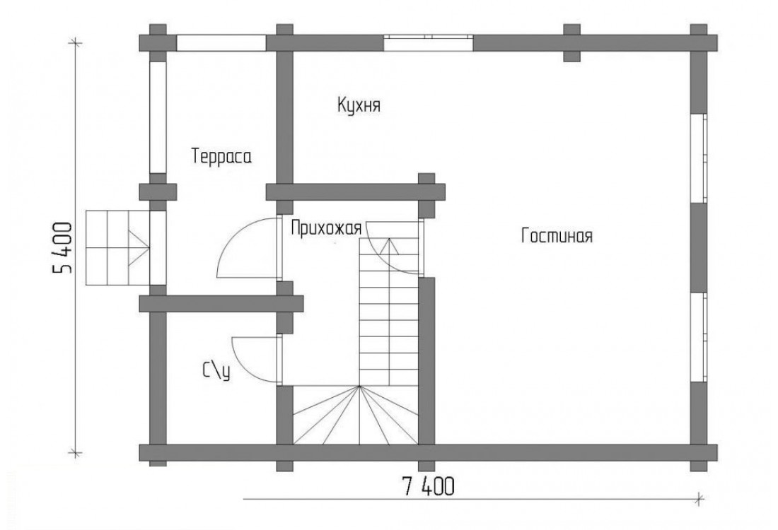 Дом из бревна 4859