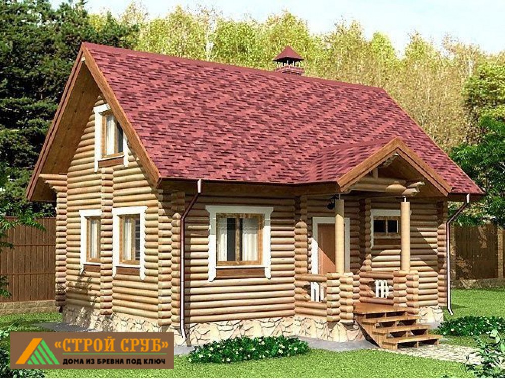 Дом из бревна 4850