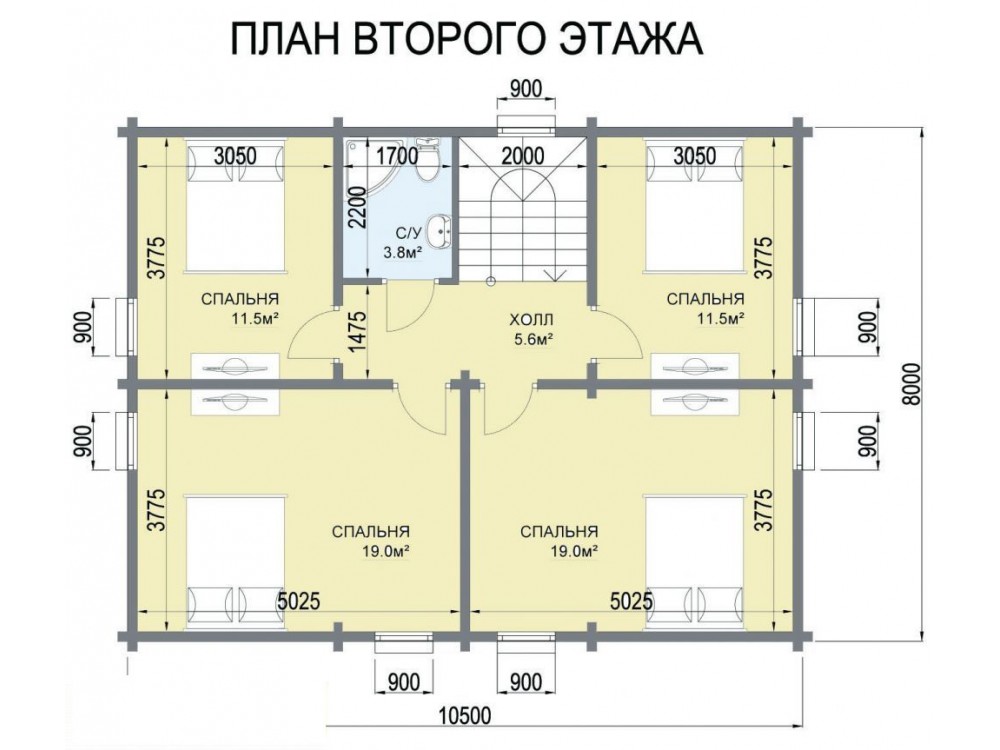 Дом из бревна 4982
