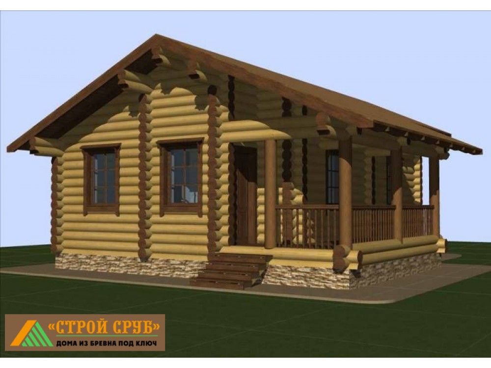 Дом из бревна 4930