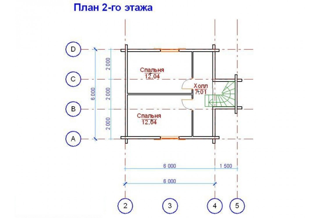 Дом из бревна 4840