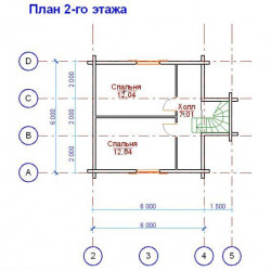 Дом из бревна 4840