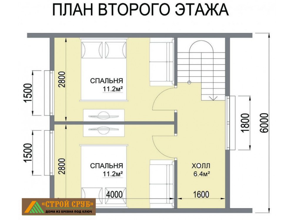 Дом из бревна 4843