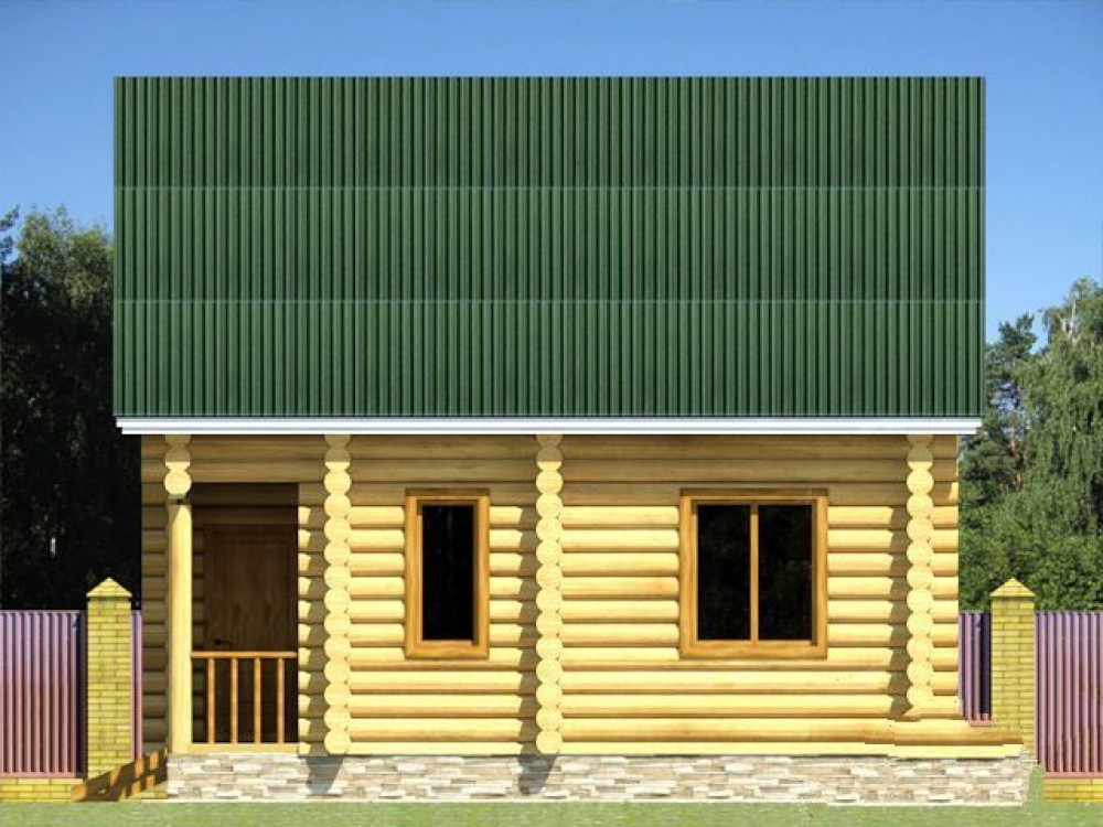 Дом из бревна 4873