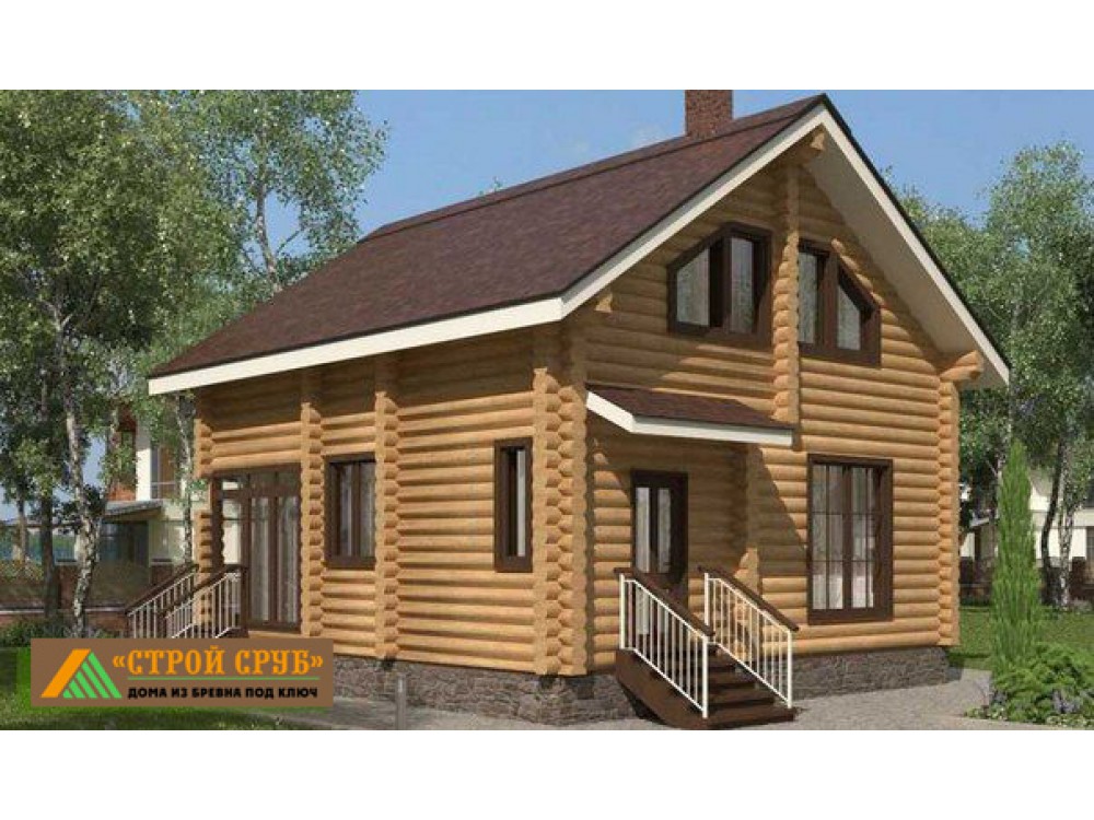 Дом из бревна 4881