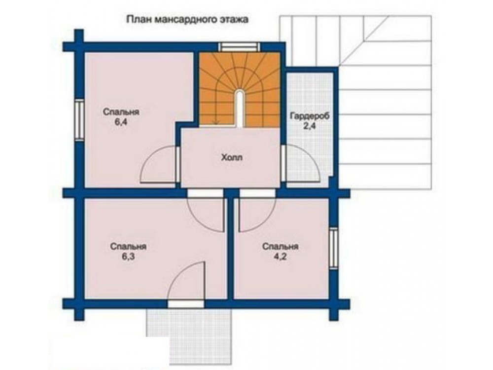 Дом из бревна 5020