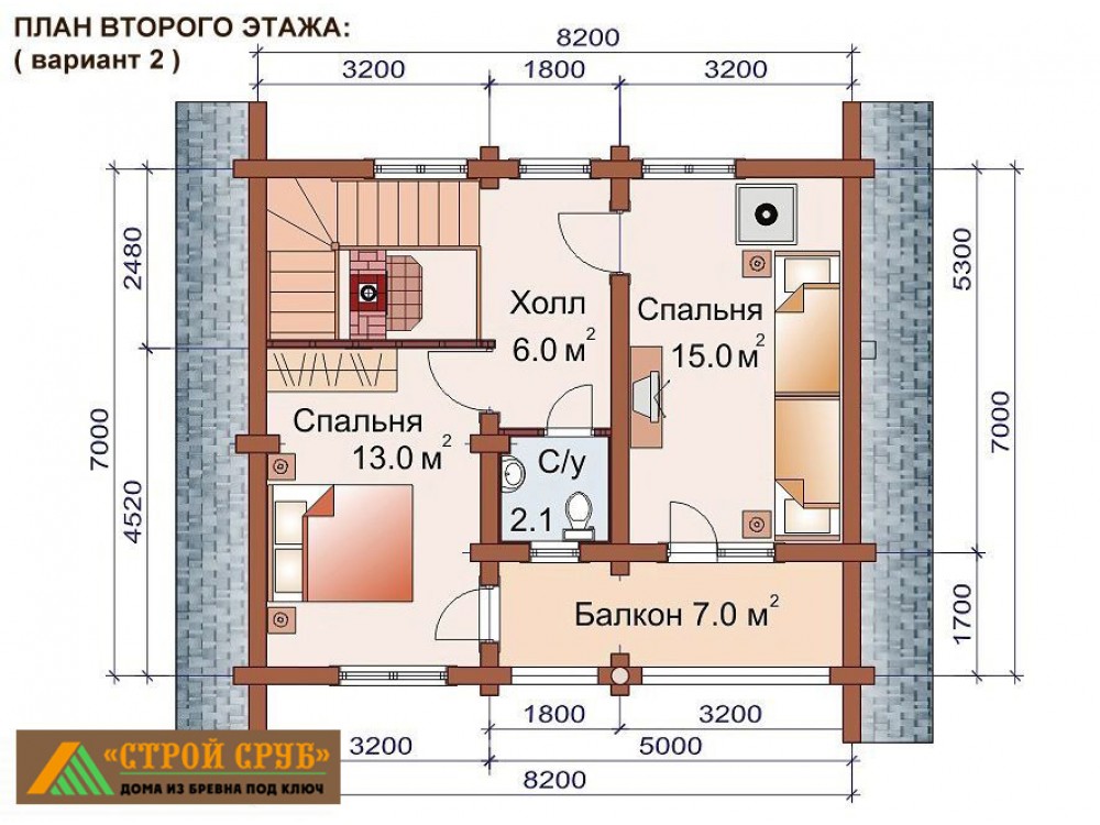 Дом из бревна 4878