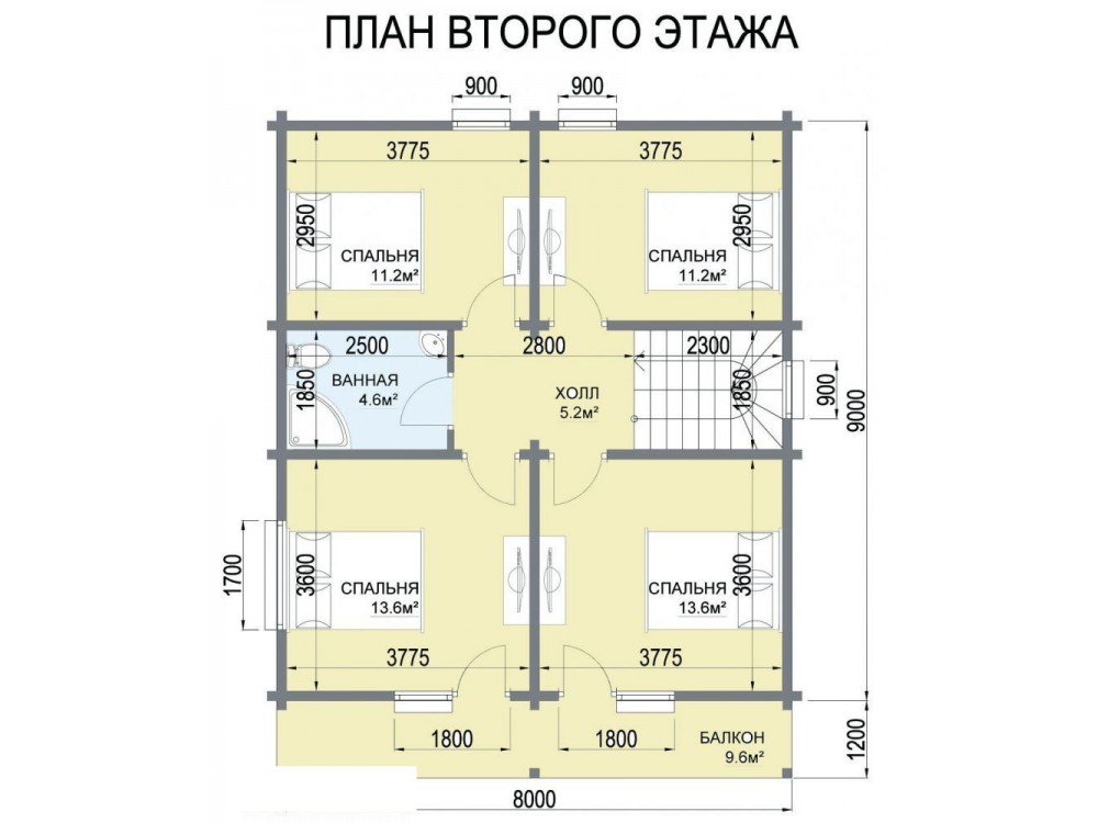 Дом из бревна 4932