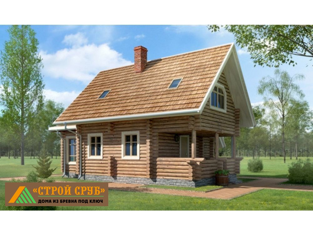 Дом из бревна 4852