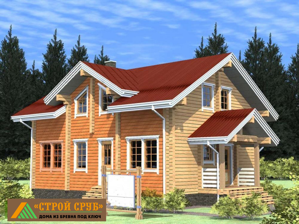 Дом из бревна 4982