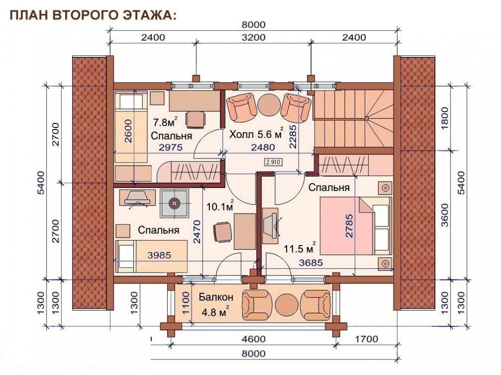 Дом из бревна 4849
