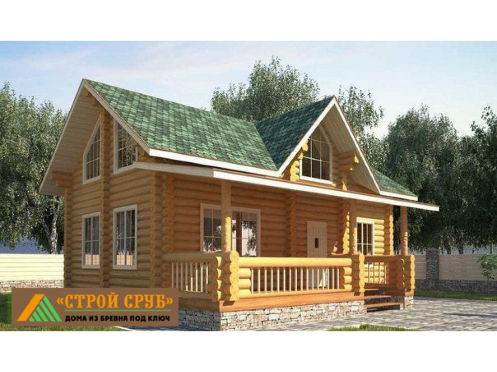 Дом из бревна 4992